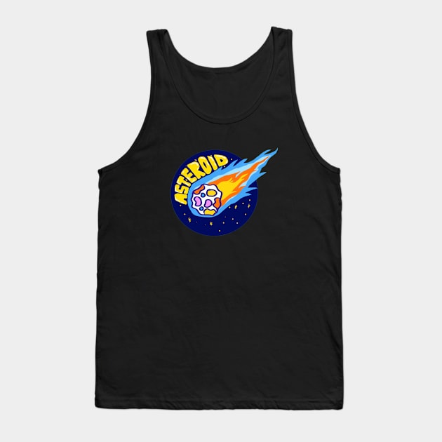 Asteroid from the space Tank Top by ibenboy illustration